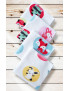 Washable and reusable organic flannel handkerchiefs - FOREST ANIMALS