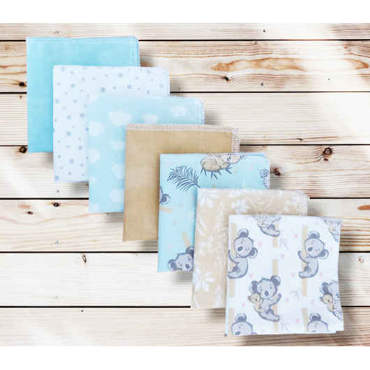 Washable and reusable cotton handkerchiefs - KOALA Washable and reusable cotton handkerchiefs - KOALA