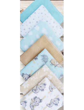 Washable and reusable cotton handkerchiefs - KOALA