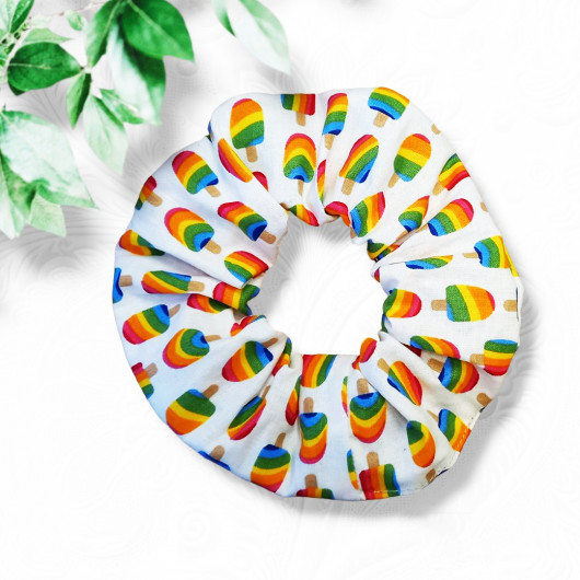 Elastico per capelli Scrunchie - GHIACCIO Elastico per capelli Scrunchie - GHIACCIO