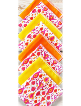 Washable and reusable cotton handkerchiefs - UTERUS RETRO