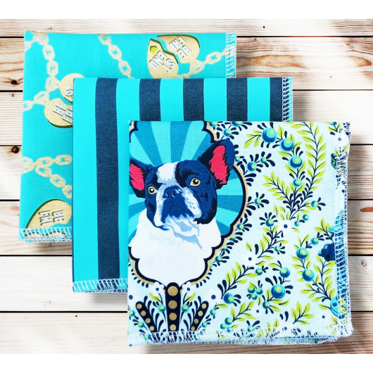 Washable and reusable cotton handkerchiefs - BESTIES Washable and reusable cotton handkerchiefs - BESTIES