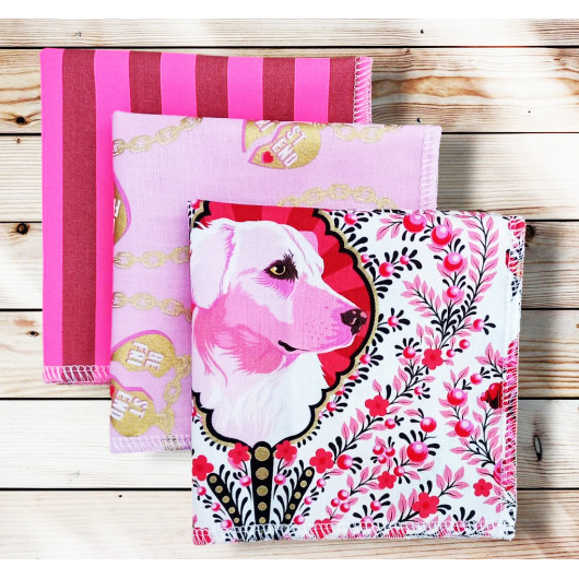 Washable and reusable cotton handkerchiefs - BESTIES Washable and reusable cotton handkerchiefs - BESTIES
