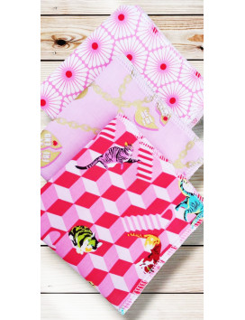 Washable and reusable cotton handkerchiefs - BESTIES