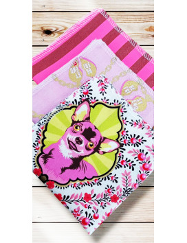 Washable and reusable cotton handkerchiefs - BESTIES