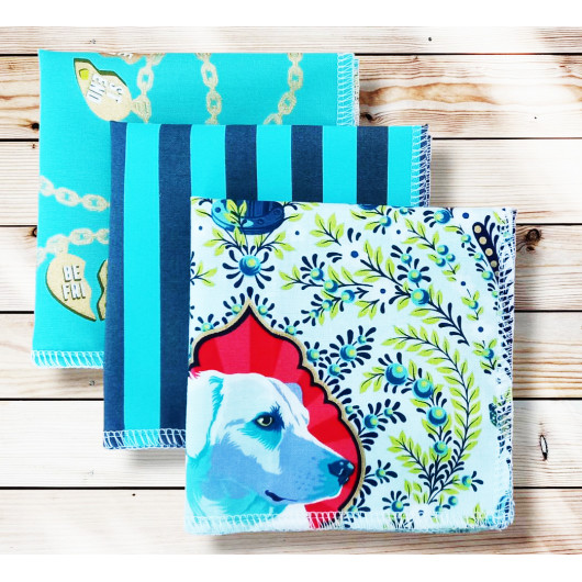 Washable and reusable cotton handkerchiefs - BESTIES Washable and reusable cotton handkerchiefs - BESTIES