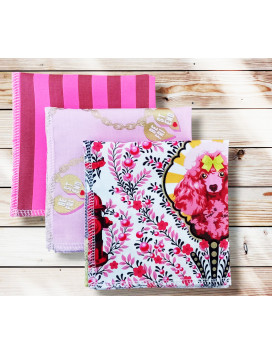 Washable and reusable cotton handkerchiefs - BESTIES