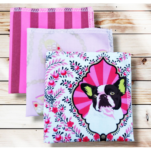 Washable and reusable cotton handkerchiefs - BESTIES Washable and reusable cotton handkerchiefs - BESTIES