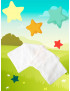 Toallitas lavables grandes - LA GRANJA - 3D (juego de 4)