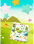 Grote wasbare doekjes - DINOSAUREN - 3D (set van 8)