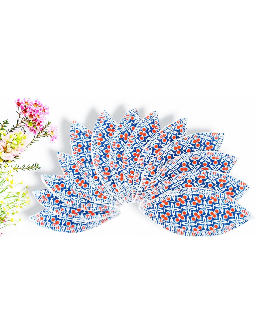 Tampone interlabiale lavabile VINTAGE (set da 13) Misura: S-M-L