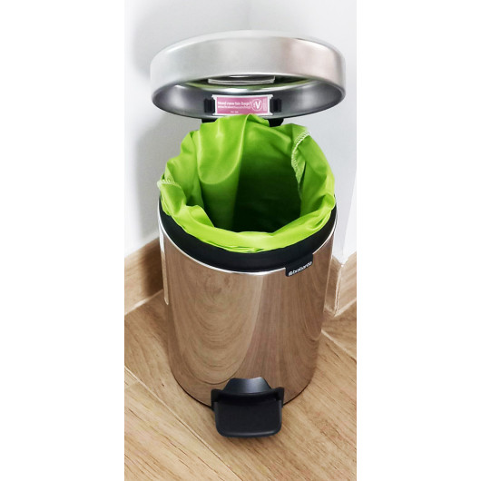 Sac poubelle lavable et réutilisable VERT (3L) Sac poubelle lavable et réutilisable VERT (3L)