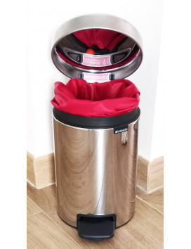 Washable and reusable garbage bag - RED (5L)