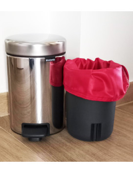 Sacco per spazzatura lavabile e riutilizzabile - ROSSO (5L)