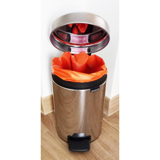 Sac poubelle lavable et réutilisable - ORANGINA (3L) Sac poubelle lavable et réutilisable - ORANGINA (3L)