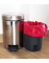 Sac poubelle lavable et réutilisable - ROUGE (3L)