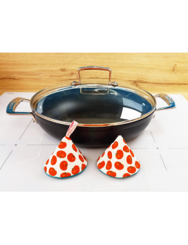 2 keukenpannenlappen - TOMATEN