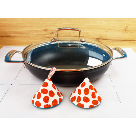 2 agarraderas para ollas de cocina - TOMATES 2 agarraderas para ollas de cocina - TOMATES