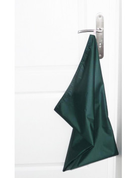 Wasbare en herbruikbare DONKERGROENE vuilniszak (50L)