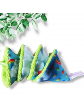 4 Pipi-Tipis / STOP-Pipi-Kegel – REGENBOGEN-3D-EFFEKT