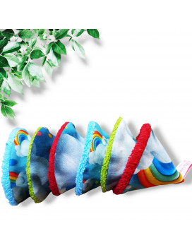 6 Pipi-Tipis / STOP-Pipi-Kegel – REGENBOGEN-3D-EFFEKT