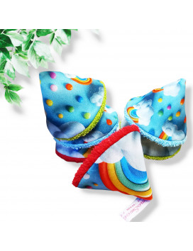 6 tipis para orinar / conos STOP para orinar - EFECTO ARCO IRIS 3D