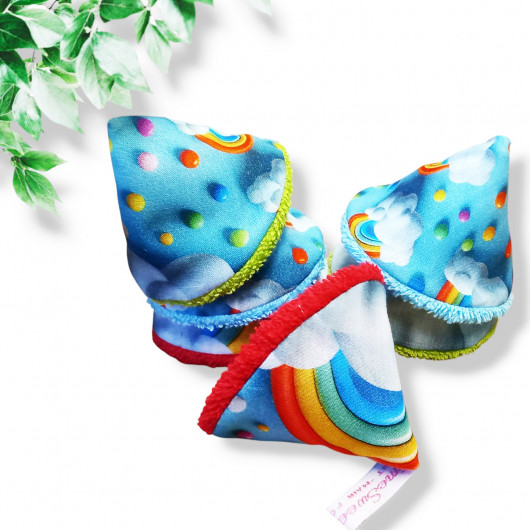 6 Pipi-Tipis / STOP-Pipi-Kegel – REGENBOGEN-3D-EFFEKT 6 Pipi-Tipis / STOP-Pipi-Kegel – REGENBOGEN-3D-EFFEKT