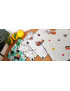 BELGISCHE FOLKLORIEN waschbares Allzweckhandtuch (4 Blatt)