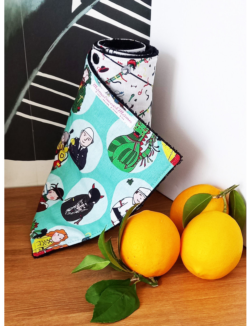 BELGIAN FOLKLORES washable all-purpose towel (4 sheets)