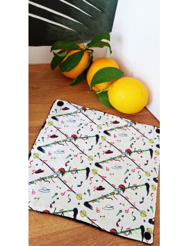 Toalla multiusos lavable FOLKLORES BELGAS (4 hojas)