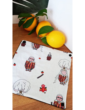BELGIAN FOLKLORES washable all-purpose towel (4 sheets)