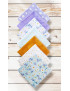 Washable and reusable cotton handkerchiefs - DAISIES