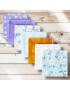Washable and reusable cotton handkerchiefs - DAISIES