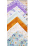 Washable and reusable cotton handkerchiefs - DAISIES