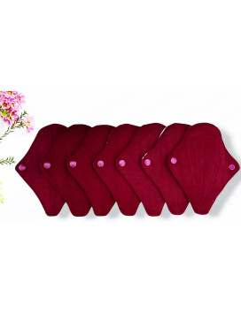 Verpakking met 7 wasbare inlegkruisjes - WILDE BLOEMEN (17 cm)