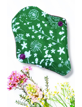 Verpakking met 7 wasbare inlegkruisjes - WILDE BLOEMEN (17 cm)