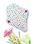 Verpakking met 7 wasbare inlegkruisjes - WILDE BLOEMEN (17 cm)