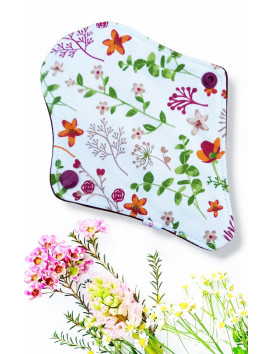 Verpakking met 7 wasbare inlegkruisjes - WILDE BLOEMEN (17 cm)
