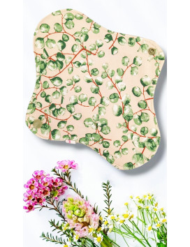 Confezione da 7 assorbenti lavabili - EUCALYPTUS (M)