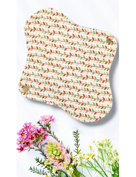 Pack of 7 washable sanitary towels - EUCALYPTUS (M)