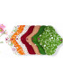 Pack 7 serviettes hygiéniques lavables - FLEURS DES CHAMPS (M)