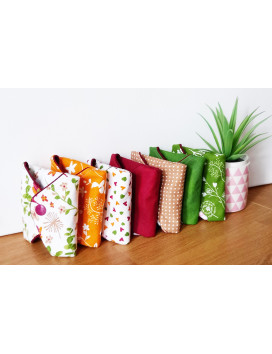 Pack 7 serviettes hygiéniques lavables - FLEURS DES CHAMPS (M)