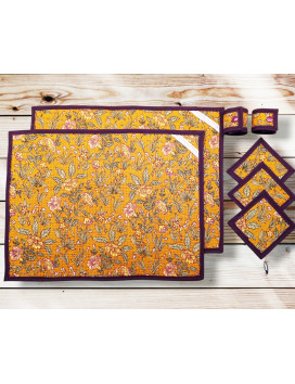 Placemats met onderzetters en servetringen - NIMAJ