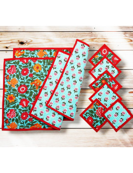 Placemats with coasters - ODISHA