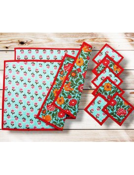 Manteles individuales con posavasos - ODISHA