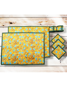 Placemats met onderzetters en servetringen - SODAPUR