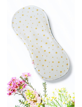 Pack of 7 washable sanitary towels without wings - DAISY (S)