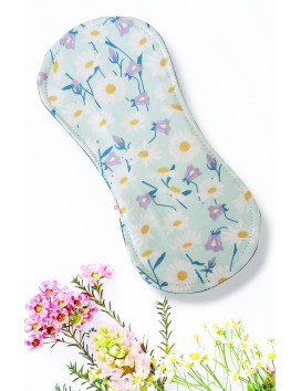 Pack of 7 washable sanitary towels without wings - DAISY (S)