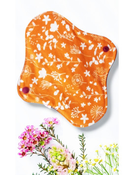 Pack de 7 compresas lavables - FLORES SILVESTRES (S)
