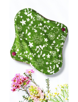 Pack de 7 compresas lavables - FLORES SILVESTRES (S)